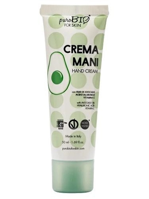 PUROBIO Crema Mani Idratante con Avocado 50 ml