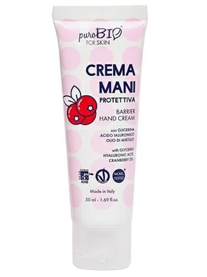 PUROBIO Crema Mani Protettiva con Cranberry 50 ml