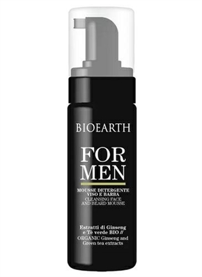 BIOEARTH For Men Mousse Viso e Barba Delicata 150 ml
