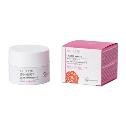 BIOEARTH Bioprotettiva Rosa Mosqueta Crema Notte 50 ml