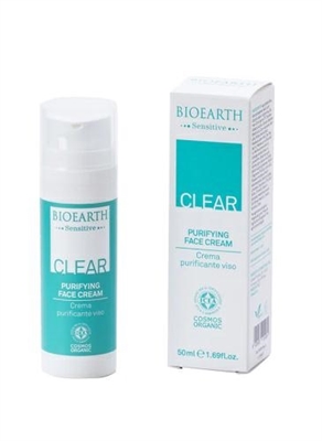 BIOEARTH Sensitive Clear Crema Viso Purificante 50 ml