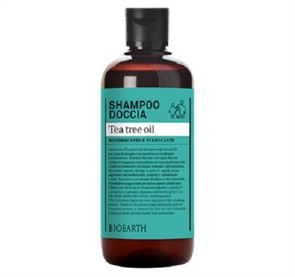 BIOEARTH Family Tea Tree Oil Shampoo Doccia 500 ml