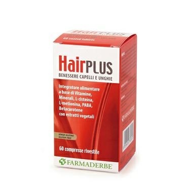 FARMADERBE Hair Plus Integratore 60 Compresse