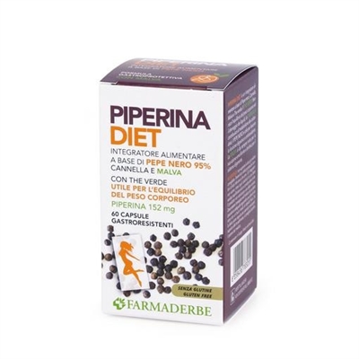 FARMADERBE Piperina Diet 60 Compresse