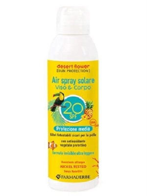 FARMADERBE Desert Flower Air Spray Solare Viso&Corpo SPF20 150ml