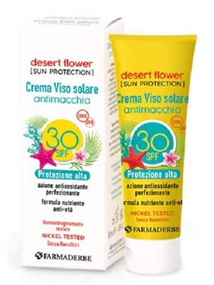 FARMADERBE Desert Flower Crema Viso Antimacchia SPF30 50 ml